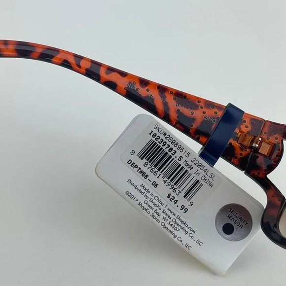 SG00774 NORTHCREST Sunglasses for Women Brown Gradient Tort w/ Rhinestone - Picture 6 of 8